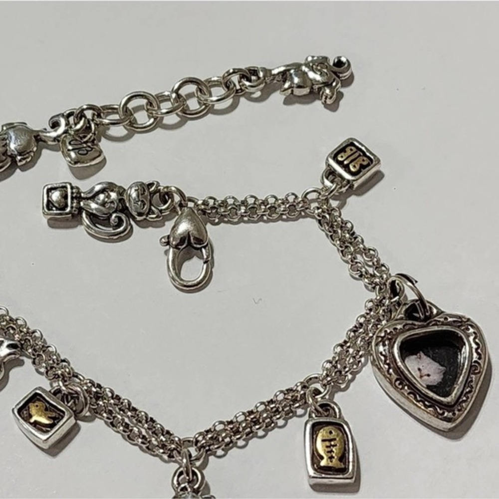 Brighton kitty cat lover's I Heart My Cat‎ Good Fortune charm bracelet - Picture 4 of 13